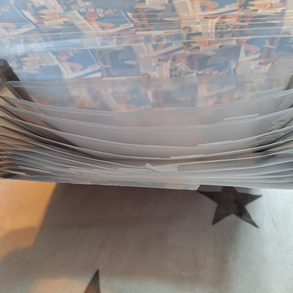 Fashion Magazine Cover Plastic Expanding File Folder Office Business Organizer - Picture 2 of 9